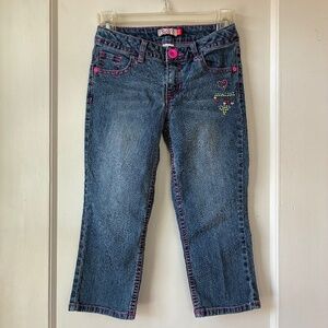 Youth Embellished Capri Jeans